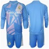 Real Madrid Torwart Heimtrikot 2024-25 Langarm (+ kurze hosen)